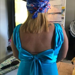 David’s bridal bridesmaid dress in Malibu